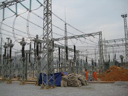 Công trình ĐZ 110 kV Sơn La - Sông Mã đang khẩn trương về đích
